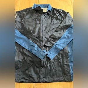 XL Nike Golf Air Sports Blue Full Zip Windbreaker Jacket Mens X Large Fit Storm